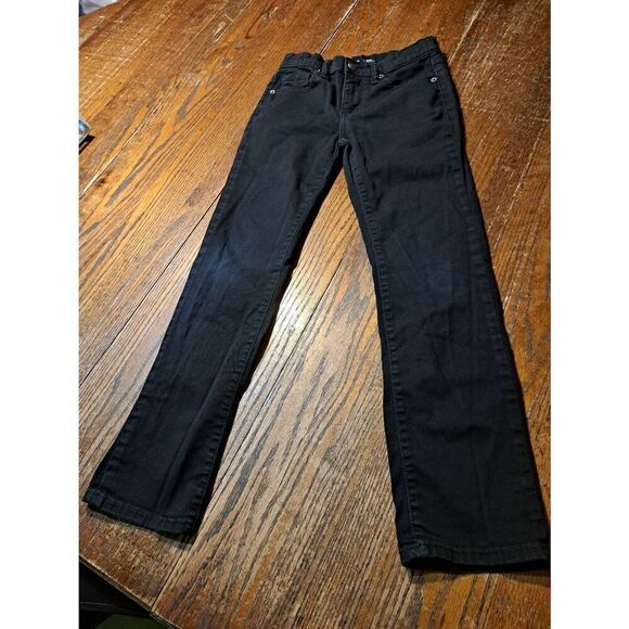 Size 10 Slim Old Navy 360 Stretch Black Jack Karate Pants with Adjustable Waist - Picture 1 of 3